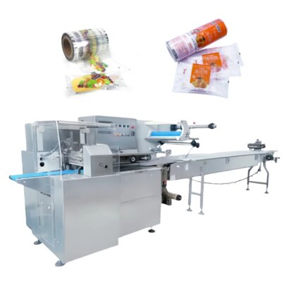 Fully Automatic Film Packaging Machine | High-Speed Bagging & Wrapping Equipment for Food & Commodity Products | PLC Control System 10-40 Bags/Min