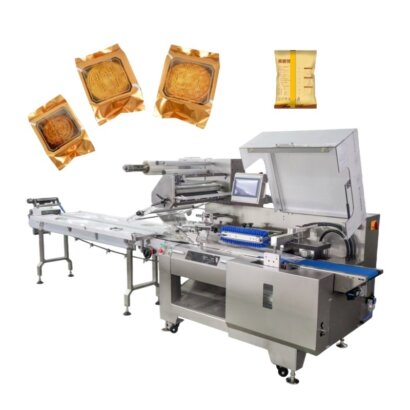 Horizontal Roll Pillow Packaging Machine | Vertical Flowpack Wrapper for Toilet Soap Bar Popsicle Film Bag Sealing | Automatic Solid Product Packaging Equipment