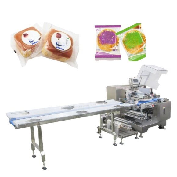 Horizontal Roll Pillow Packaging Machine | Vertical Flowpack Wrapper for Toilet Soap Bar Popsicle Film Bag Sealing | Automatic Solid Product Packaging Equipment - Image 3