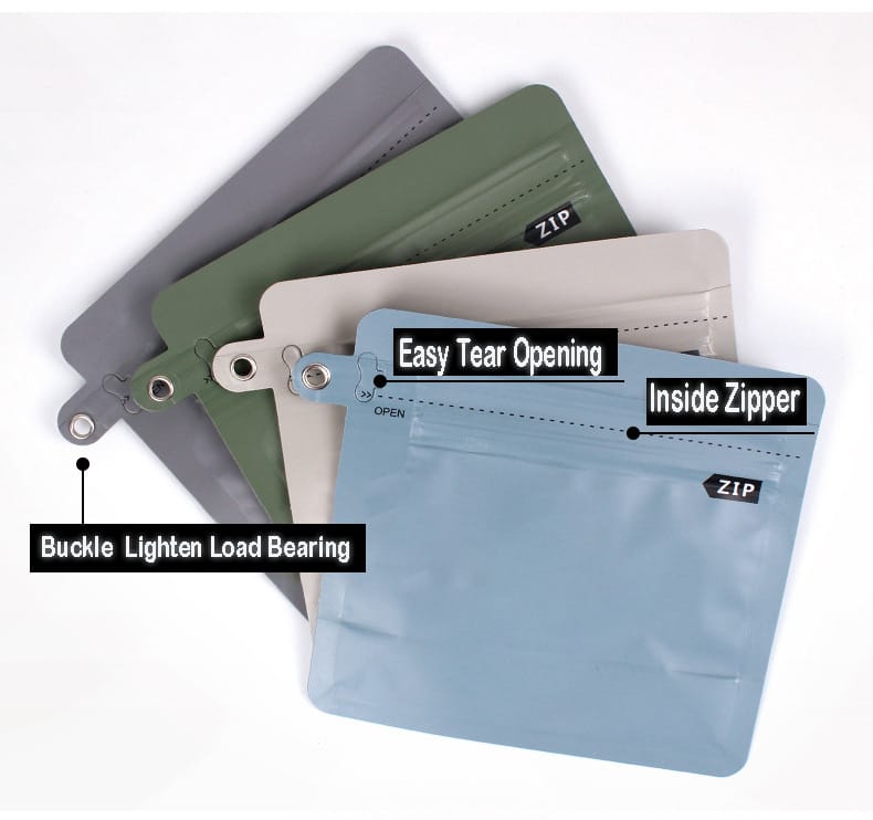 Wholesale Custom Printed Moisture Proof Flat Bottom Stand up Pouches with Resealable Zipper & Aluminum Foil Square Bottom Coffee Bags - Image 9