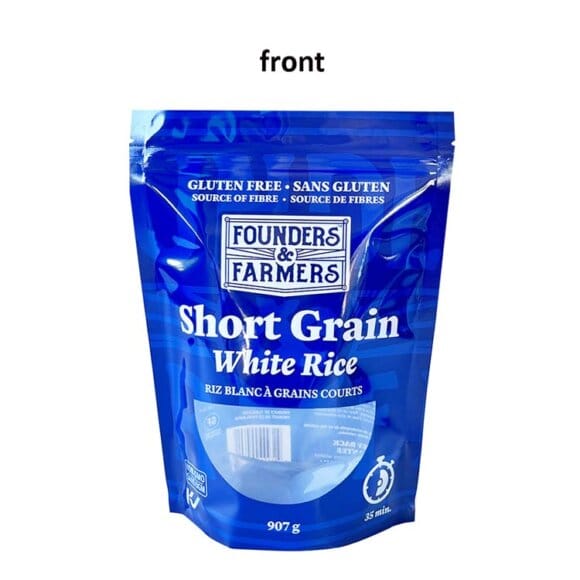 Custom Printed Stand Up Mylar Bags with Zipper & Clear Window | Moisture Proof Food Packaging for Coffee, Snacks, Nuts, Rice & Oatmeal | PET+PE Composite Material - Image 3