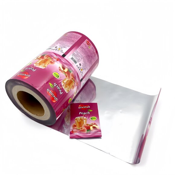 Custom Size Logo Printing Plastic Laminated Snack Packing Film Roll | Aluminum Foil Food Packaging Rolling Film for Chips Package Material | ISO9001 & BRC Certified - Image 5