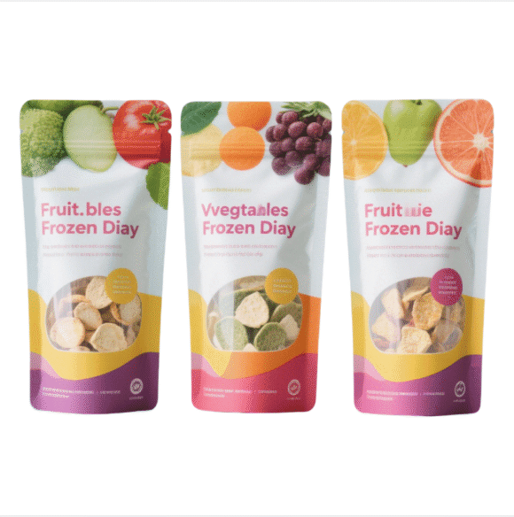 Custom Printed Mylar Bags with Clear Window | Zipper Stand Up Pouch for Freeze Dried Fruit & Pet Food | Odor-Free Moisture-Proof Packaging Custom Order - Image 5
