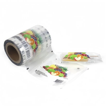 Premium Custom Food Bags Heat Seal Packaging Film | Food Grade Soft Plastic Film Rolls for Fruit & Snack Packaging