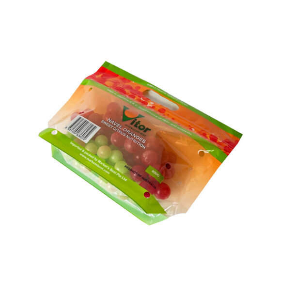 Custom Anti-Fog Stand Up Clear Plastic Zip Lock Bags | Ventilated Fresh Fruit Vegetable Packaging with Air Vents | Recyclable OEM Manufacturer - Image 6