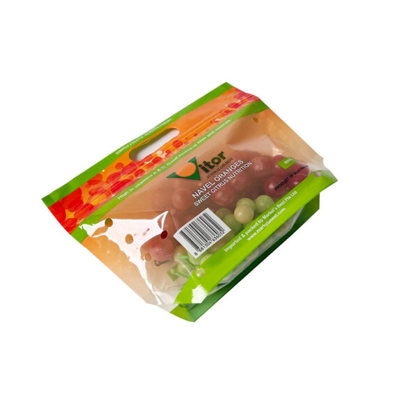Custom Anti-Fog Stand Up Clear Plastic Zip Lock Bags | Ventilated Fresh Fruit Vegetable Packaging with Air Vents | Recyclable OEM Manufacturer - Image 4
