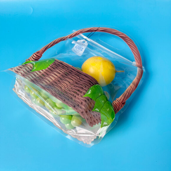 Custom Transparent Plastic Sliding Zipper Fresh Produce Packaging Bags | Ventilated Fruit Vegetable Bags with Handle | Eco-Friendly OEM Manufacturer - Image 4