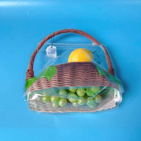 Custom Transparent Plastic Sliding Zipper Fresh Produce Packaging Bags | Ventilated Fruit Vegetable Bags with Handle | Eco-Friendly OEM Manufacturer - Image 7