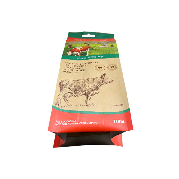 Custom Foil Lining Beef Jerky Food Packaging Pouch | Kraft Paper Side Gusset Bag with Moisture Proof Barrier | OEM Manufacturer for Meat Snack Packaging - Image 8