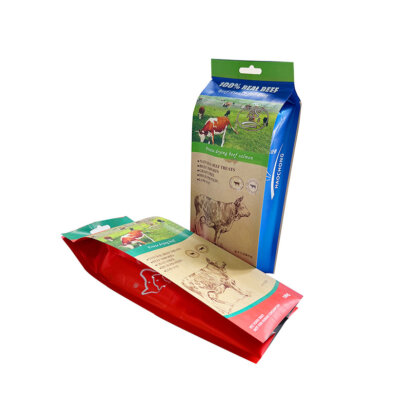 Custom Foil Lining Beef Jerky Food Packaging Pouch | Kraft Paper Side Gusset Bag with Moisture Proof Barrier | OEM Manufacturer for Meat Snack Packaging