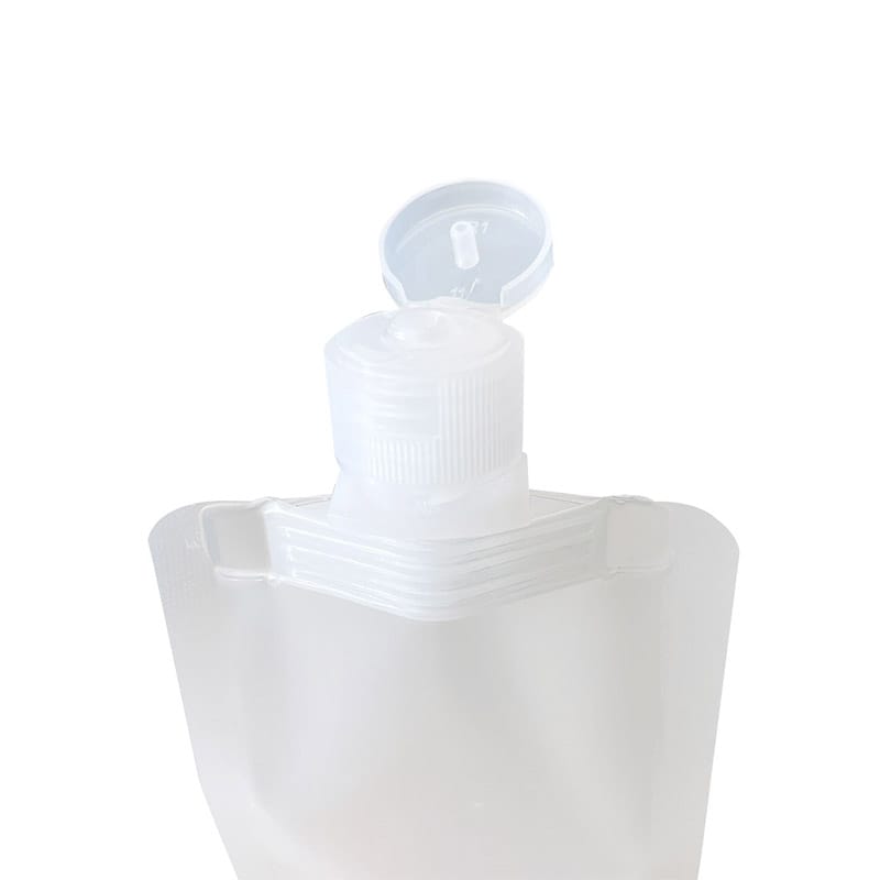 Custom Translucent Frosted Leak Proof Stand Up Spout Pouch | Portable Travel Lotion Distribution Bag | Moisture-Proof Plastic Packaging for Cosmetics & Personal Care - Image 6