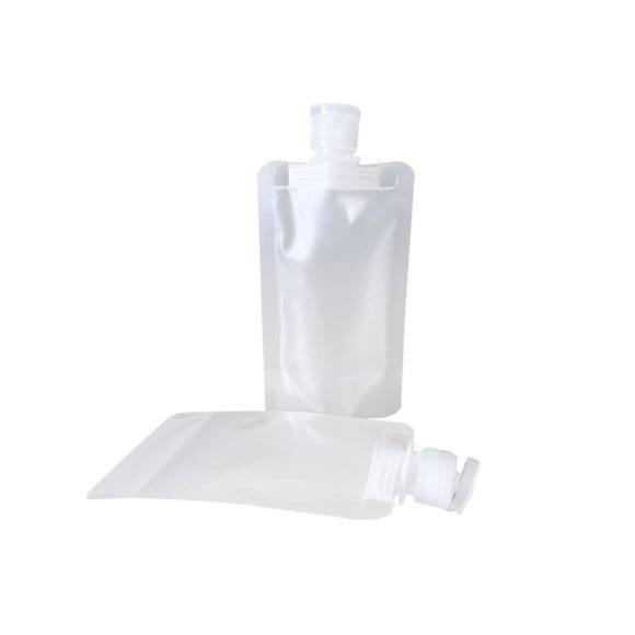 Custom Translucent Frosted Leak Proof Stand Up Spout Pouch | Portable Travel Lotion Distribution Bag | Moisture-Proof Plastic Packaging for Cosmetics & Personal Care - Image 8