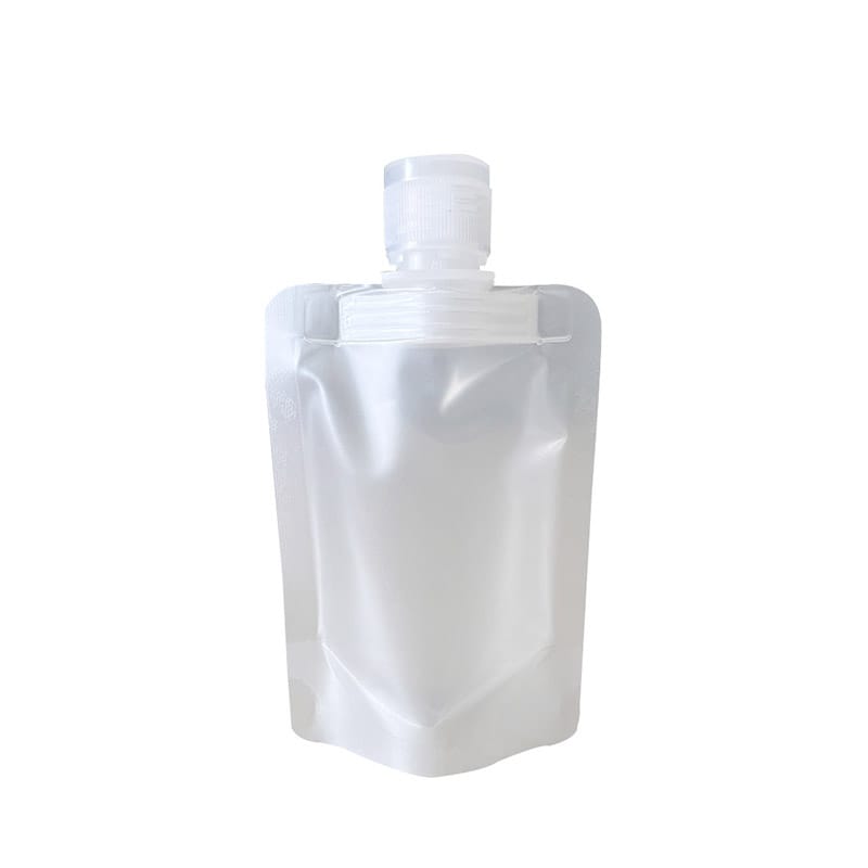 Custom Translucent Frosted Leak Proof Stand Up Spout Pouch | Portable Travel Lotion Distribution Bag | Moisture-Proof Plastic Packaging for Cosmetics & Personal Care - Image 2