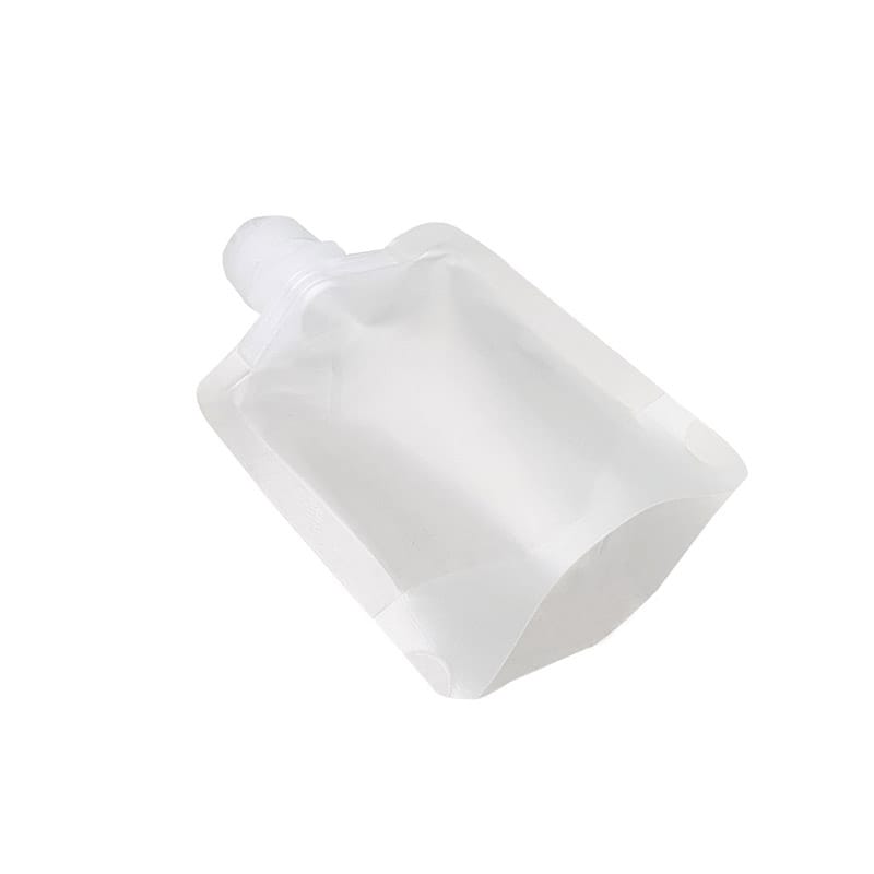 Custom Translucent Frosted Leak Proof Stand Up Spout Pouch | Portable Travel Lotion Distribution Bag | Moisture-Proof Plastic Packaging for Cosmetics & Personal Care - Image 4