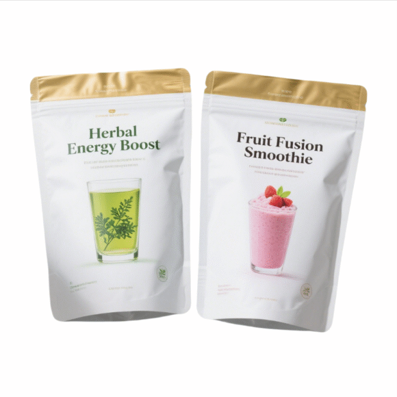 Custom 3.5g-28g Smell-Proof Stand-Up Pouches | Zipper Lock Mylar Bags with Logo for Powdered Drink Mix Storage | Odor Barrier Packaging Manufacturer - Image 4