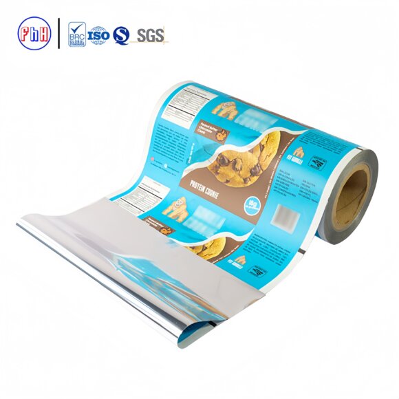 Custom Printed Food-Grade PE Laminated Soft Plastic Roll | Automatic Glossy Surface Packaging Film for Chocolate Lollipops & Snacks | Eco-Friendly High Barrier Material - Image 4