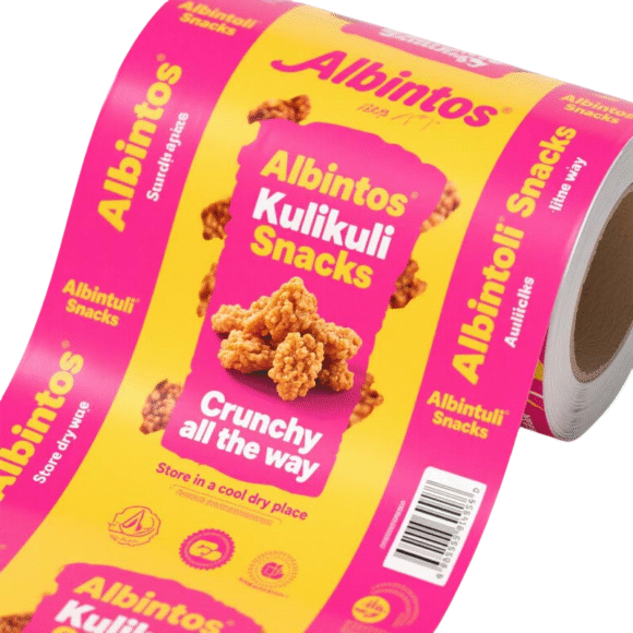 Custom Printed Food Packaging Roll Film | Laminated Plastic Flexible Packaging Roll for Automatic Sachet Packaging - Image 4