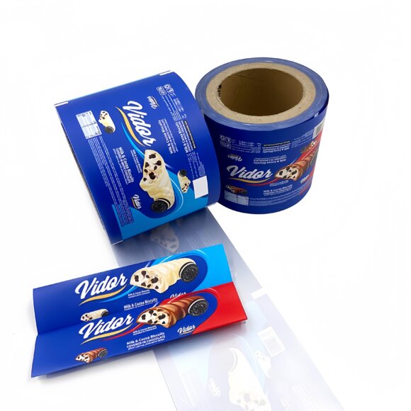Custom Printed Food-Grade PE Laminated Soft Plastic Roll | Automatic Glossy Surface Packaging Film for Chocolate Chewing Gum Lollipops | BRC/ISO9001 Certified Manufacturer - Image 4