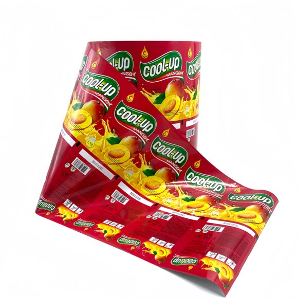 Custom Logo Flexible Packaging Roll Film | Aluminum Foil Laminated Plastic Film for Liquid & Sauce Packaging | Multi-Layer Barrier Protection - Image 2