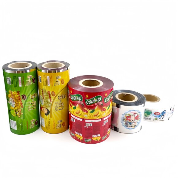 Custom Logo Flexible Packaging Roll Film | Aluminum Foil Laminated Plastic Film for Liquid & Sauce Packaging | Multi-Layer Barrier Protection - Image 3