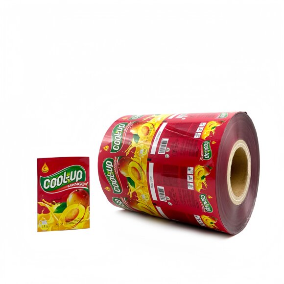 Custom Logo Flexible Packaging Roll Film | Aluminum Foil Laminated Plastic Film for Liquid & Sauce Packaging | Multi-Layer Barrier Protection - Image 4