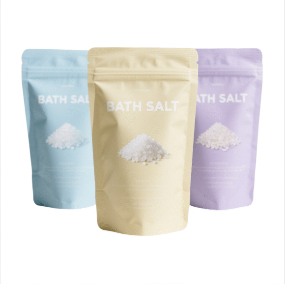 Wholesale Custom Natural Printed Sea Salt Bag | Matte Aluminum Foil Ziplock Stand Up Pouch for Bath Salt & Spices | Moisture Proof Packaging - Image 5
