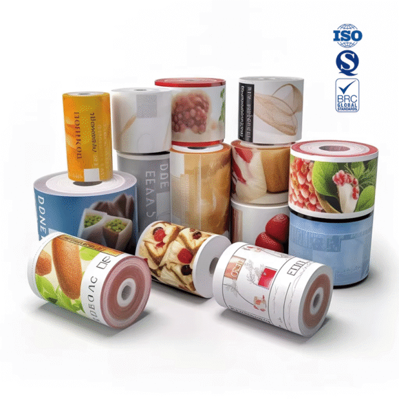 Wholesale Aluminum Foil Plastic Film Roll | Flexible Laminated Food Packaging Film for Snack Package | Custom Heat Seal Moisture Proof Barrier Material - Image 5
