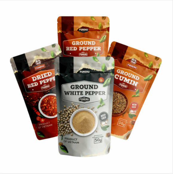 Custom Printed Food Grade Seasoner Packaging Bag | Smell Proof Stand Up Pouch for Spices Oatmeal Snacks Storage with Window | PET+PE Composite Material - Image 5