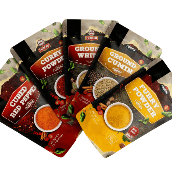 Custom Printed Food Grade Seasoner Packaging Bag | Smell Proof Stand Up Pouch for Spices Oatmeal Snacks Storage with Window | PET+PE Composite Material - Image 6