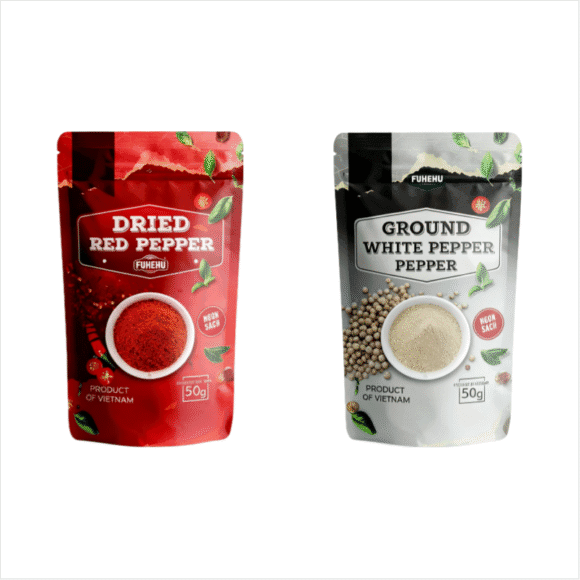 Custom Printed Food Grade Seasoner Packaging Bag | Smell Proof Stand Up Pouch for Spices Oatmeal Snacks Storage with Window | PET+PE Composite Material - Image 4