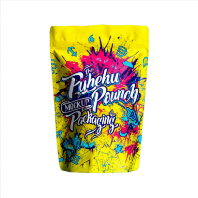 Custom Printed Laminated Smell Proof Stand Up Pouch with Zipper - PET+PE Composite Moisture Proof Packaging for Snacks, Cookies, Candy & Dried Fruit