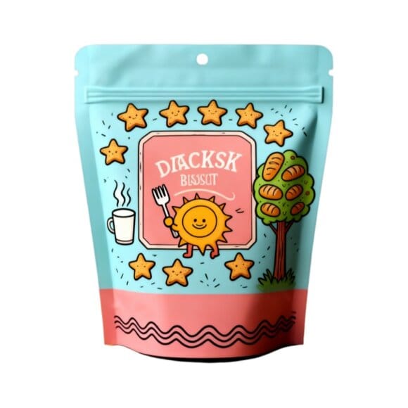 Custom Printed Zipper Seal Packaging Bags | Sweets Snacks Candy Ziplock Bags Food Packaging Stand up Pouches | Multi-Layer Barrier Protection - Image 4