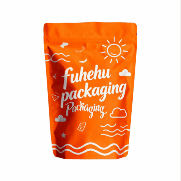 Custom Printed Laminated Smell Proof Stand Up Pouch with Zipper - PET+PE Composite Moisture Proof Packaging for Snacks, Cookies, Candy & Dried Fruit - Image 6