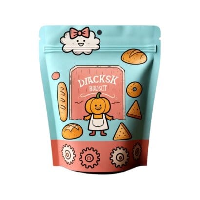 Custom Printed Zipper Seal Packaging Bags | Sweets Snacks Candy Ziplock Bags Food Packaging Stand up Pouches | Multi-Layer Barrier Protection