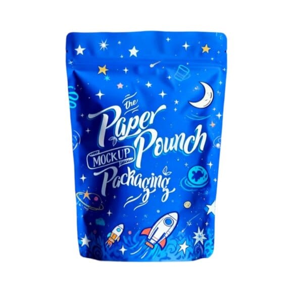 Custom Printed Laminated Smell Proof Stand Up Pouch with Zipper - PET+PE Composite Moisture Proof Packaging for Snacks, Cookies, Candy & Dried Fruit - Image 7