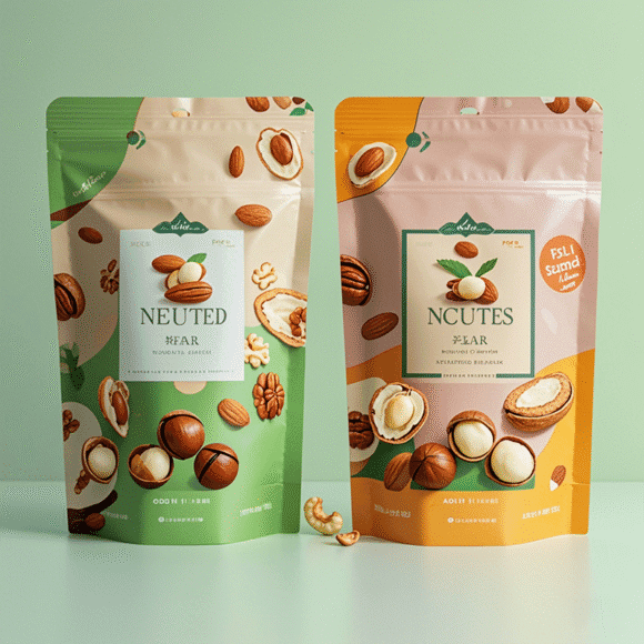 Custom Printed Mylar Bags with Clear Window | Zipper Stand Up Pouch for Freeze Dried Fruit & Pet Food | Odor-Free Moisture-Proof Packaging Custom Order - Image 6