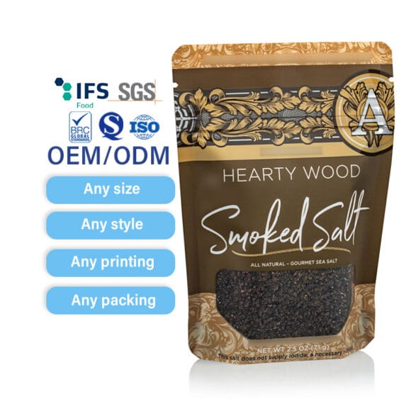 Custom Logo Printed Spice Packing Bags | Stand-Up Pouch with Heat-Sealed Zipper for Salad Jelly & Food Seasoning | Premium Barrier Protection Packaging - Image 4