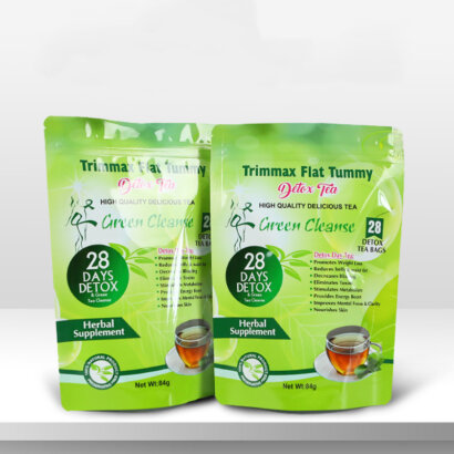 Custom Printed Stand Up Pouch Aluminum Foil Bag with Zipper | Resealable Tea Packaging with Moisture Proof Barrier | ISO9001/BRC Certified Custom Order