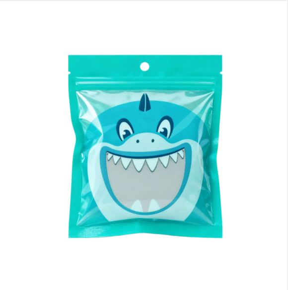 Custom Printed 3 Side Seal Ziplock Bags | Heat Sealed 3.5g 28g 1oz 1lb Food Packaging Pouches for Candy Snack with Window | Multi-Size Barrier Protection - Image 2