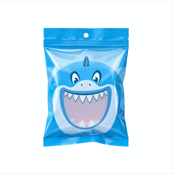 Custom Printed 3 Side Seal Ziplock Bags | Heat Sealed 3.5g 28g 1oz 1lb Food Packaging Pouches for Candy Snack with Window | Multi-Size Barrier Protection - Image 3