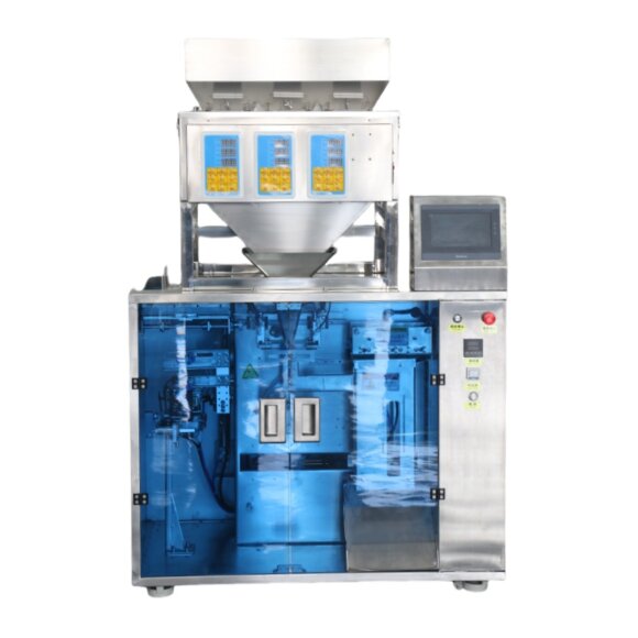 Automatic Doypack Stand Up Pouch Filling Sealing Machine | Multi-Function Packaging Equipment for Nuts Grain Snacks | Premade Bag Filling System 15 Bags/Min - Image 3